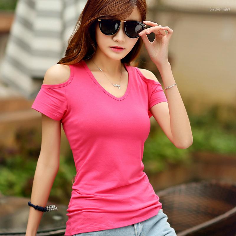 Women' T Shirts 2023 Summer Sexy Home Bare Shoulder Half-sleeved Shirt Slim Printing Cotton V-neck Short-sleeved T-shirt Female, Black
Women' T Shirts 2023 Summer Sexy Home Bare Shoulder Half-sleeved Shirt Slim Printing Cotton V-neck Short-sleeved T-shirt Female, Black