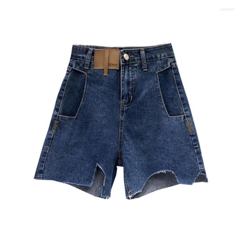 Women' Shorts Fashion Asymmetrical Hem Frayed Edge Denim Women Jeans Short Summer High Waist Casual Pocket Jean S847, Blue
Women' Shorts Fashion Asymmetrical Hem Frayed Edge Denim Women Jeans Short Summer High Waist Casual Pocket Jean S847, Blue