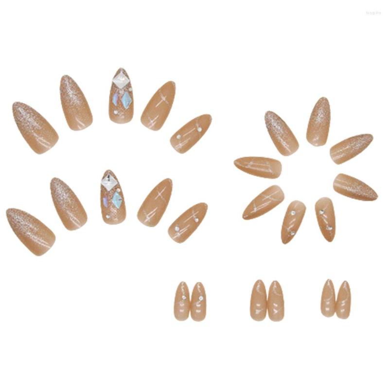 False Nails Sweet Fake With Shimmering Powder Suitable Radian And Thickness For Manicure Novice Beginner, Navy
False Nails Sweet Fake With Shimmering Powder Suitable Radian And Thickness For Manicure Novice Beginner, Navy