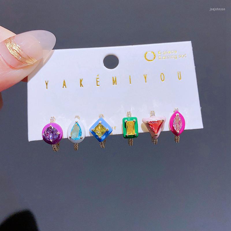Hoop Earrings Design Multicolor Cubic Zircon Geometric For Women Gold Color Huggie Set
Hoop Earrings Design Multicolor Cubic Zircon Geometric For Women Gold Color Huggie Set