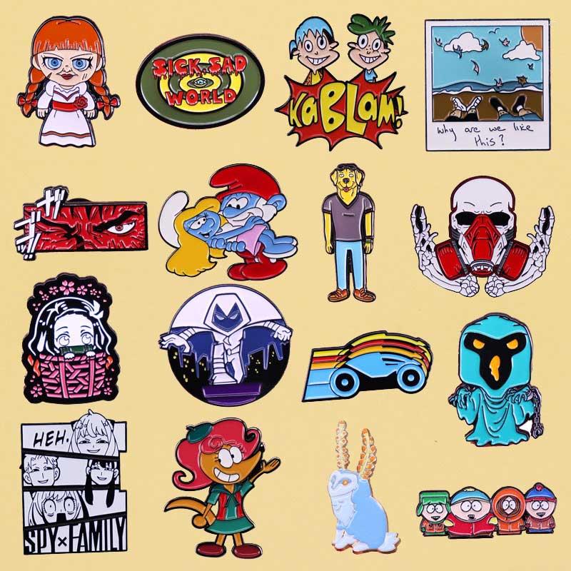 Brooches Interesting Lapel Accessories Enamel Pins Send Friend Fans Boutique Medal Gift Fashion Anime Badges Collecting Metal Brooch
Brooches Interesting Lapel Accessories Enamel Pins Send Friend Fans Boutique Medal Gift Fashion Anime Badges Collecting Metal Brooch