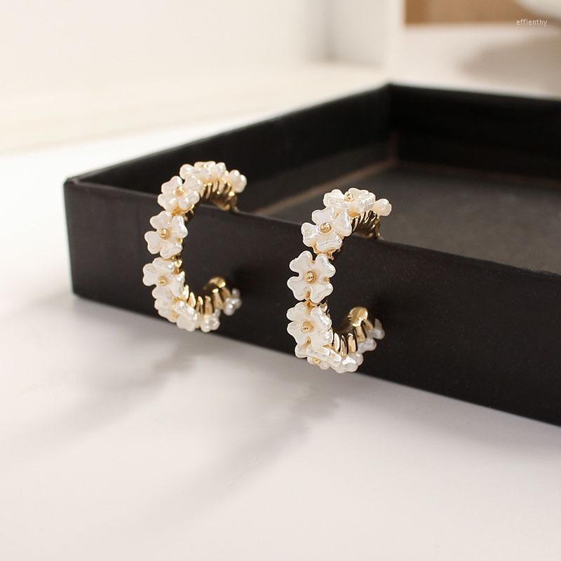 Hoop Earrings Korea Small Flower Circle For Women Gold Color Geometric Round Party Jewelry Gift
Hoop Earrings Korea Small Flower Circle For Women Gold Color Geometric Round Party Jewelry Gift