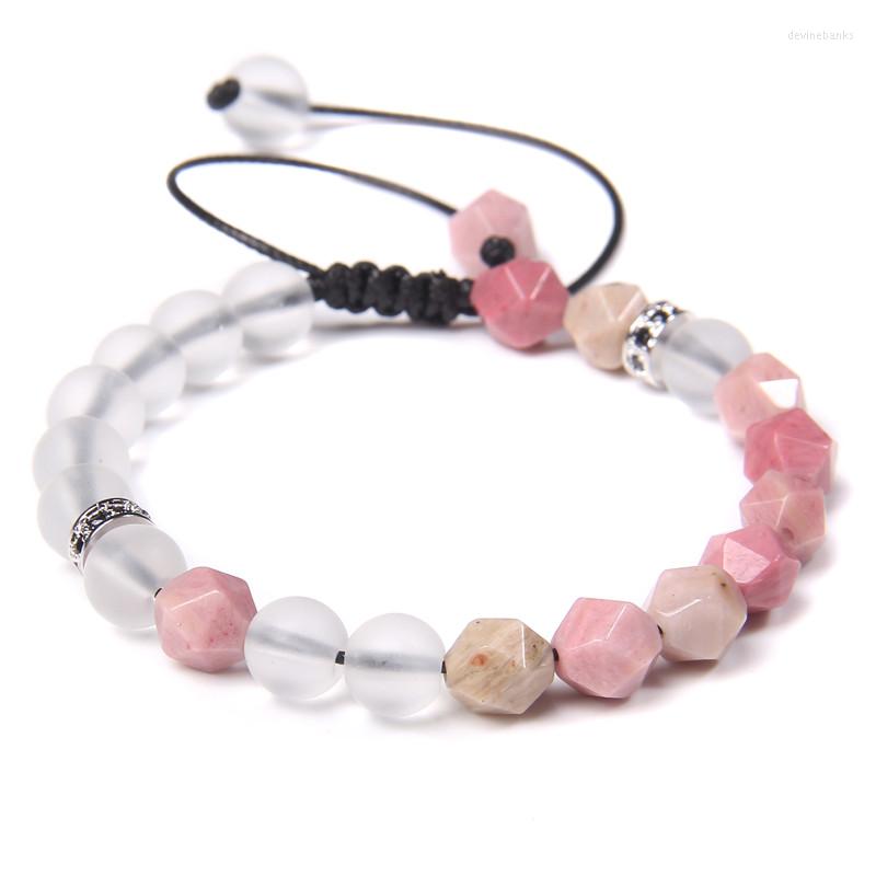 Strand Faceted Stone Bracelet For Women Couple Friendship Fashion Black Rope Agat Amethysts Rhodochrosite Beaded Jewelry Gift
Strand Faceted Stone Bracelet For Women Couple Friendship Fashion Black Rope Agat Amethysts Rhodochrosite Beaded Jewelry Gift
