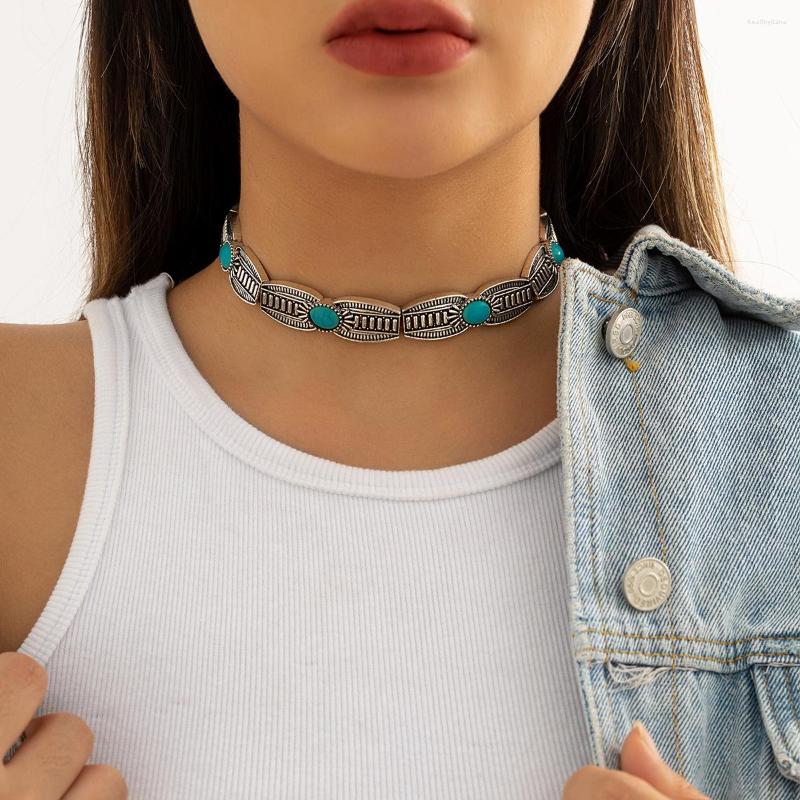Choker Punk Hip Hop Style Collar Sweet Cool Metal Collarbone Chain Vintage Personality Pine Stone Babes Necklace
Choker Punk Hip Hop Style Collar Sweet Cool Metal Collarbone Chain Vintage Personality Pine Stone Babes Necklace