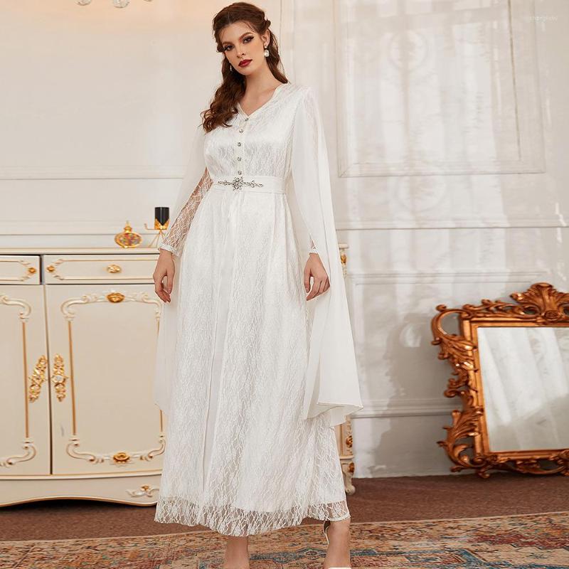 Ethnic Clothing Fashion Mesh Embroidered Muslim Abaya Dress Jalabiya For Women Diamonds Long Sleeve Party Morrocco Kaftan Dubai Evening
Ethnic Clothing Fashion Mesh Embroidered Muslim Abaya Dress Jalabiya For Women Diamonds Long Sleeve Party Morrocco Kaftan Dubai Evening