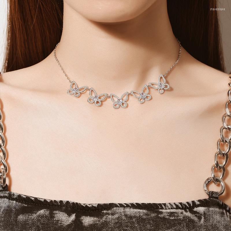 Pendant Necklaces Korean Style Insect Necklace Fashion 925 Silvery Color Butterfly Jewelry For Women Wedding Engagement Accessories
Pendant Necklaces Korean Style Insect Necklace Fashion 925 Silvery Color Butterfly Jewelry For Women Wedding Engagement Accessories