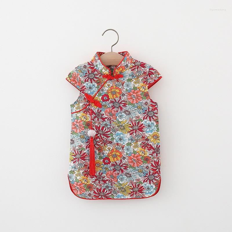 Girl Dresses Baby Clothes Children's Cheongsam Summer Arrival Dress Ethnic Style Skirt Small Clothing, Red
Girl Dresses Baby Clothes Children's Cheongsam Summer Arrival Dress Ethnic Style Skirt Small Clothing, Red