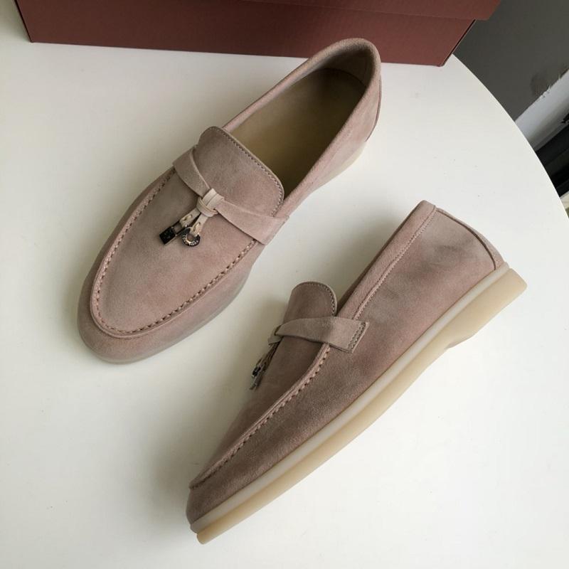 Sneakers Designer Men Shoes Loro Suede Loafers Classic Buckle Round Toes Flat Heel Leisure Comfort Four Seasons Woman Shoes 8ZUG, 16
Sneakers Designer Men Shoes Loro Suede Loafers Classic Buckle Round Toes Flat Heel Leisure Comfort Four Seasons Woman Shoes 8ZUG, 16