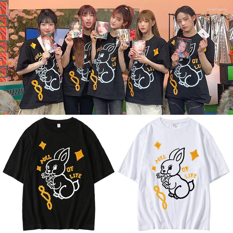 Women's T Shirts Korean Style Jeans HAERIN T-shirt Cotton Premium Quality Kpop Fans Tees Kawaii Graffiti, White
Women's T Shirts Korean Style Jeans HAERIN T-shirt Cotton Premium Quality Kpop Fans Tees Kawaii Graffiti, White