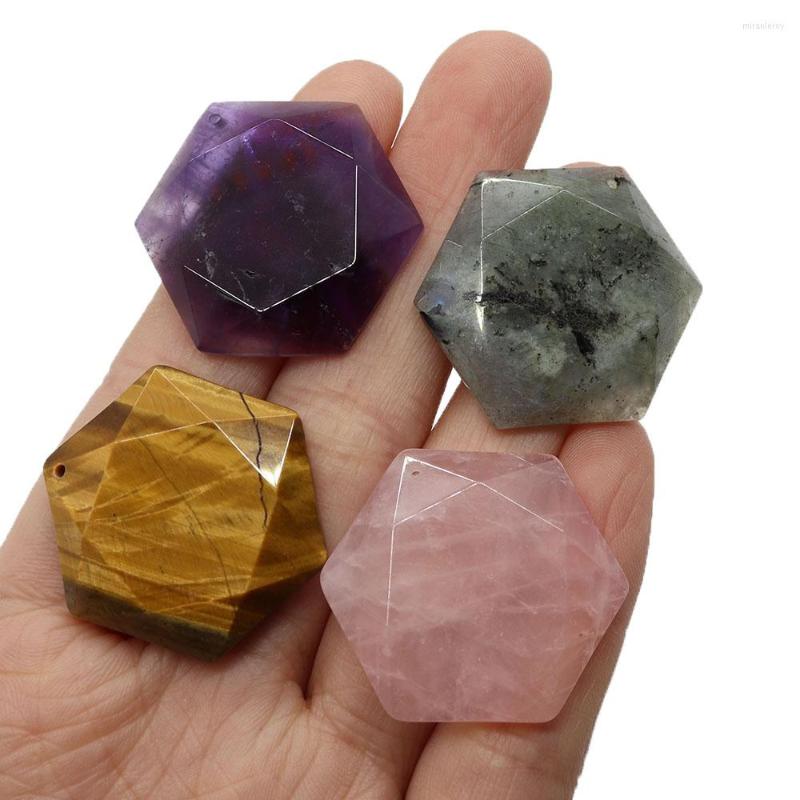 Pendant Necklaces Natural Stone Hexagon Amethyst 27mm Glitter Pink Crystal Charm Jewelry Making DIY Necklace Earring Accessories
Pendant Necklaces Natural Stone Hexagon Amethyst 27mm Glitter Pink Crystal Charm Jewelry Making DIY Necklace Earring Accessories
