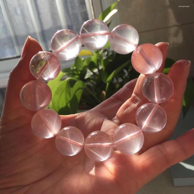 Strand Genuine Natural Star Rose Pink Quartz Light Crystal Big Beads Stretch Women Lady Bracelet 16mm
Strand Genuine Natural Star Rose Pink Quartz Light Crystal Big Beads Stretch Women Lady Bracelet 16mm