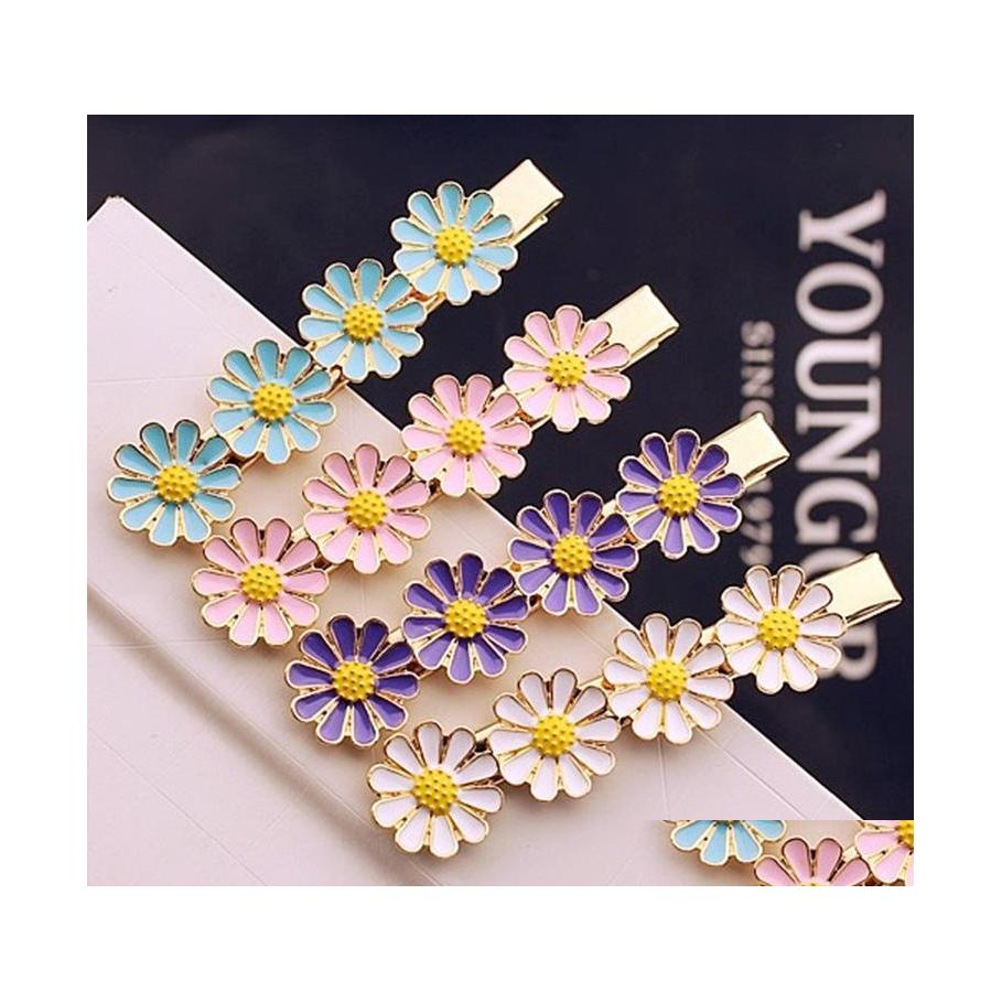 Hair Clips Barrettes Cute Hairpin Korean Aron Color Sweet Little Daisy Flower Clip Bangs Polygonal Accessories Hairwear Drop Deliv Dhjb8
Hair Clips Barrettes Cute Hairpin Korean Aron Color Sweet Little Daisy Flower Clip Bangs Polygonal Accessories Hairwear Drop Deliv Dhjb8
