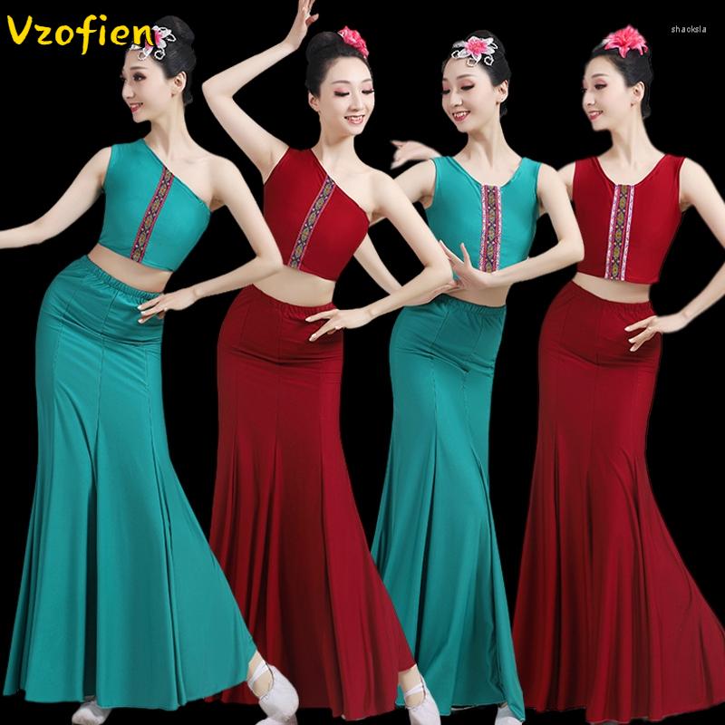 Stage Wear Dai Dance Chinese Folk Clothes Women Festival Outfit Traditional Peacock Performance Clothing Hmong For Adult Dress
Stage Wear Dai Dance Chinese Folk Clothes Women Festival Outfit Traditional Peacock Performance Clothing Hmong For Adult Dress
