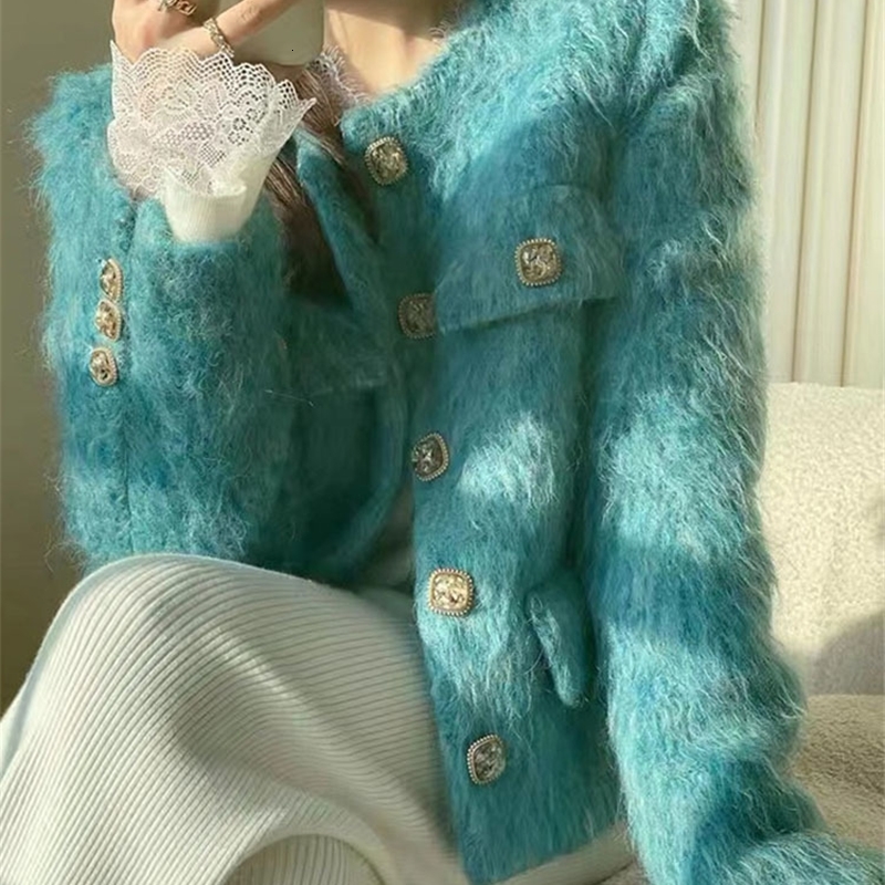 Women Jackets UCXQ Socialite Temperament Blue Tweed Jacket Spring Summer O neck Chic Single Breasted Full Sleeve Fashion Women Coat 10AB3826 230213, Multi
Women Jackets UCXQ Socialite Temperament Blue Tweed Jacket Spring Summer O neck Chic Single Breasted Full Sleeve Fashion Women Coat 10AB3826 230213, Multi