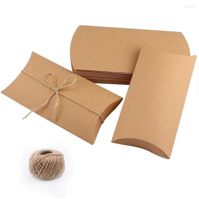 Jewelry Pouches 100pcs Wedding Gift Boxes Kraft Pillow Shape Favor Box Party Candy Festive Supplies
Jewelry Pouches 100pcs Wedding Gift Boxes Kraft Pillow Shape Favor Box Party Candy Festive Supplies