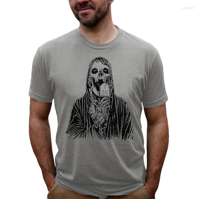 Men' T Shirts Punk T-shirts For Men Short Sleeve Gothic Skull Stay Cool Print Tee Summer Fitness Sports Travel Male Graphic Tops Men, Gray
Men' T Shirts Punk T-shirts For Men Short Sleeve Gothic Skull Stay Cool Print Tee Summer Fitness Sports Travel Male Graphic Tops Men, Gray