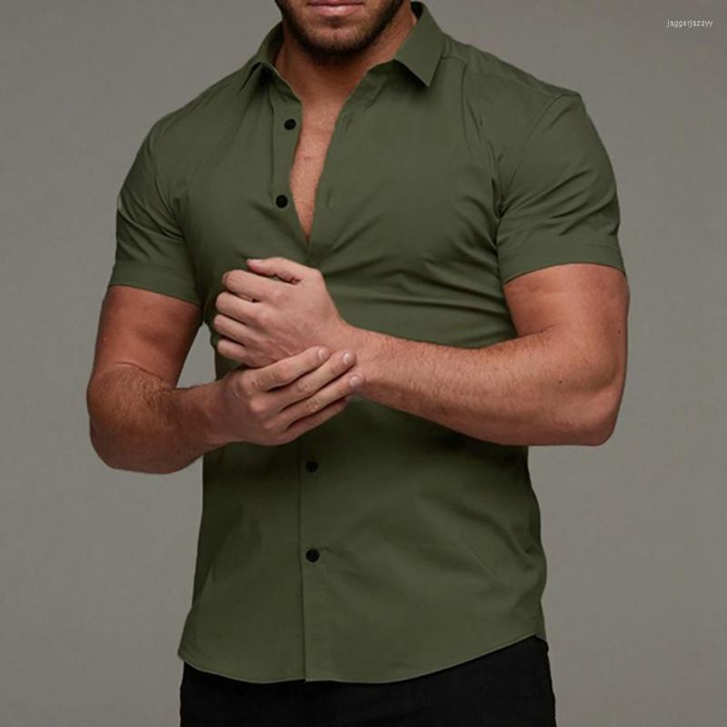 Men's Casual Shirts Summer Fashion Short Sleeve Shirt Men Super Slim Fit Male Social Business Dress Fitness Sports Clothing, Black
Men's Casual Shirts Summer Fashion Short Sleeve Shirt Men Super Slim Fit Male Social Business Dress Fitness Sports Clothing, Black
