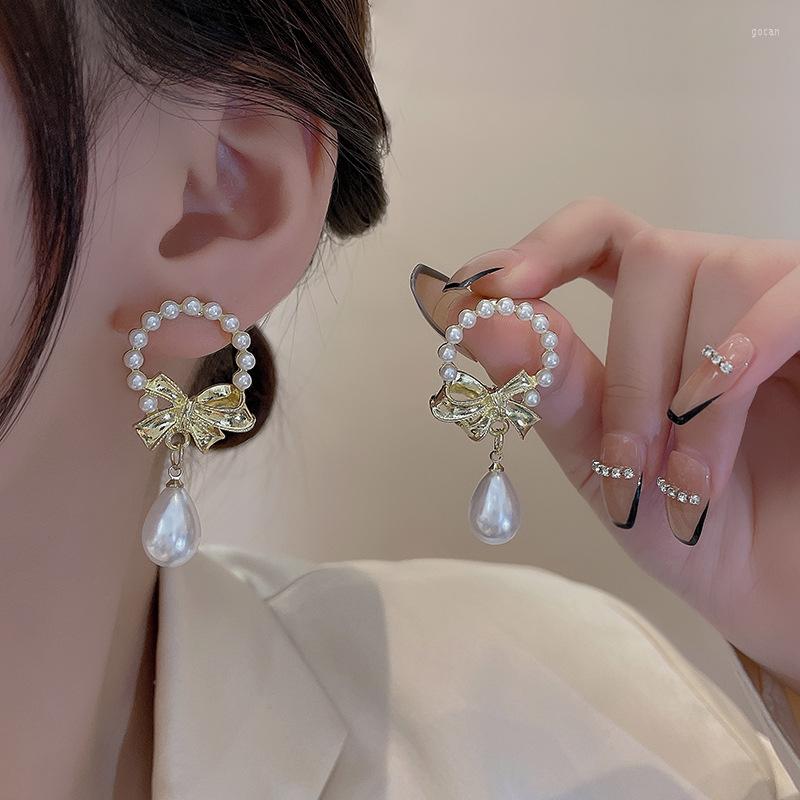 Stud Earrings 925 Silver Needle Premium Design Bow For Women Party Wedding Accessories French Temperament Pearl
Stud Earrings 925 Silver Needle Premium Design Bow For Women Party Wedding Accessories French Temperament Pearl