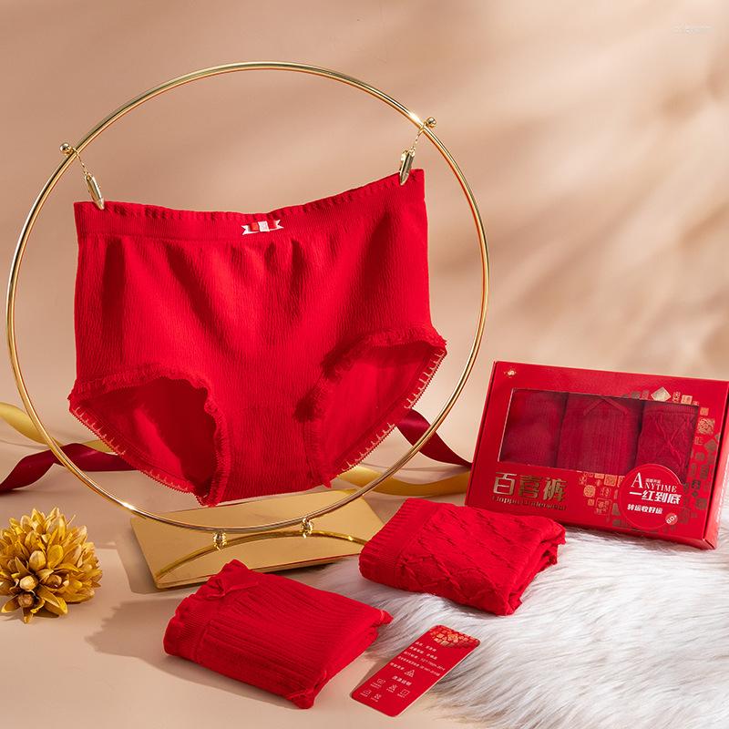 Women's Panties 3Pcs/Set Women Cotton Soft Lucky Red Intimates Fashion Breathable Underpants Style Seamless Briefs Underwear
Women's Panties 3Pcs/Set Women Cotton Soft Lucky Red Intimates Fashion Breathable Underpants Style Seamless Briefs Underwear