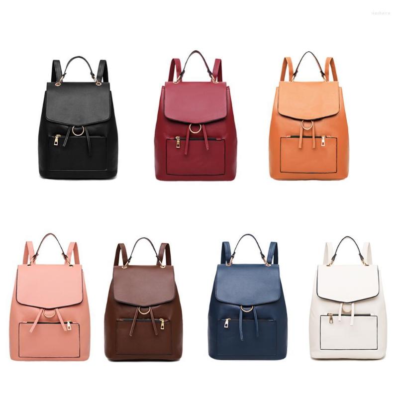 School Bags Fashion Solid Backpacks PU Leather Travel Women High-quality Multi-function Portable Soft SimpleShoulder, Red
School Bags Fashion Solid Backpacks PU Leather Travel Women High-quality Multi-function Portable Soft SimpleShoulder, Red