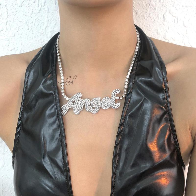 Chains Lalynnly Women's Customized Temperament Crystal Silver Color Angle Letter Pendant Necklace For Women Luxury Neck Jewelry
Chains Lalynnly Women's Customized Temperament Crystal Silver Color Angle Letter Pendant Necklace For Women Luxury Neck Jewelry