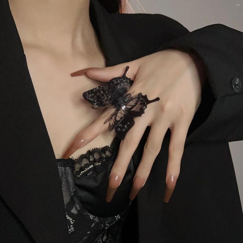 Cluster Rings Vintage Ring Women Girls Metal Adjustable Exaggerate Black Fashionable Open For Prom Birthday Party Halloween Pography
Cluster Rings Vintage Ring Women Girls Metal Adjustable Exaggerate Black Fashionable Open For Prom Birthday Party Halloween Pography