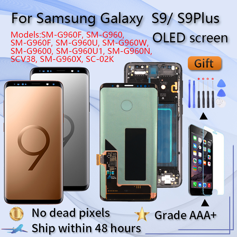 For SAMSUNG Galaxy S9 LCD Display Touch Screen Digitizer S9 Plus G960 G965 Repair Parts Super AMOLED Display
For SAMSUNG Galaxy S9 LCD Display Touch Screen Digitizer S9 Plus G960 G965 Repair Parts Super AMOLED Display