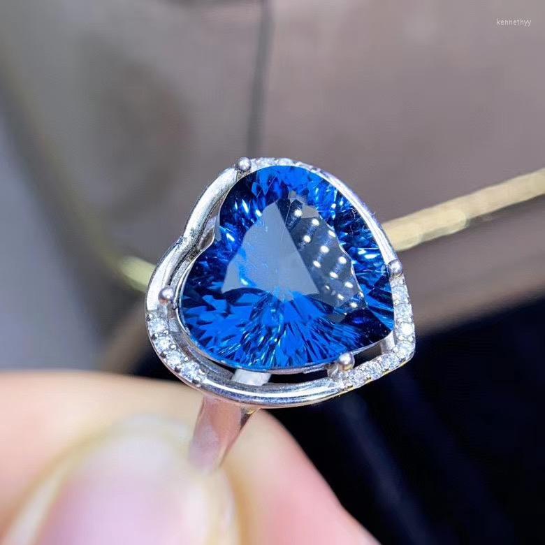 Cluster Rings Arrival Real Natural Topaz Ring 925 Sterling Silver
Cluster Rings Arrival Real Natural Topaz Ring 925 Sterling Silver