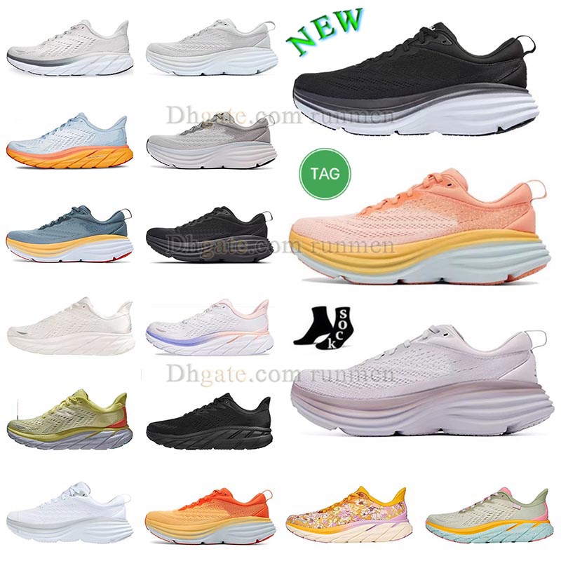 

WITH BOX designer 2023 HOKA ONE one Clifton Bondi 8 Running Shoe eur 3645 local boots store training Sneakers Accepted lifestyle Shock absorption highway luxury Wome, #6 36-45