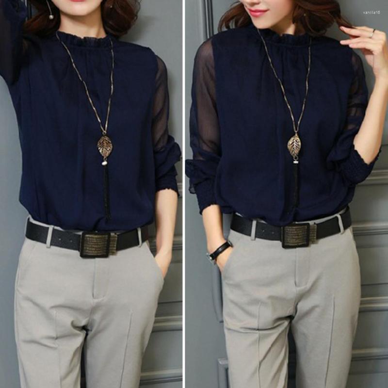 Women' Blouses Female Office Ladies Shirt Solid Top Lightweight Versatile, Black
Women' Blouses Female Office Ladies Shirt Solid Top Lightweight Versatile, Black