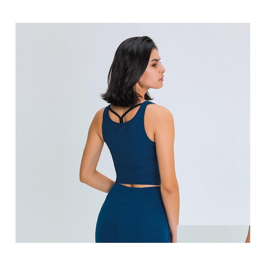 Yoga Outfits Lu Top Vest High Strength Indoor Sport Gym Fitness Tees Shirt Women Athletic Underwear Tanks Ropa Deportiva Para Drop D Dhzy3, Truffle green
Yoga Outfits Lu Top Vest High Strength Indoor Sport Gym Fitness Tees Shirt Women Athletic Underwear Tanks Ropa Deportiva Para Drop D Dhzy3, Truffle green