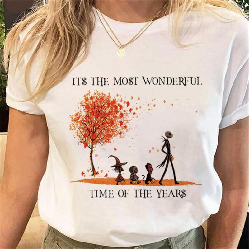 Women' T Shirts Harajuku All-match Autumn Halloween Cartoon Print Short-sleeved Casual T-shirt Clothes Women' Round Neck Pr, 21
Women' T Shirts Harajuku All-match Autumn Halloween Cartoon Print Short-sleeved Casual T-shirt Clothes Women' Round Neck Pr, 21