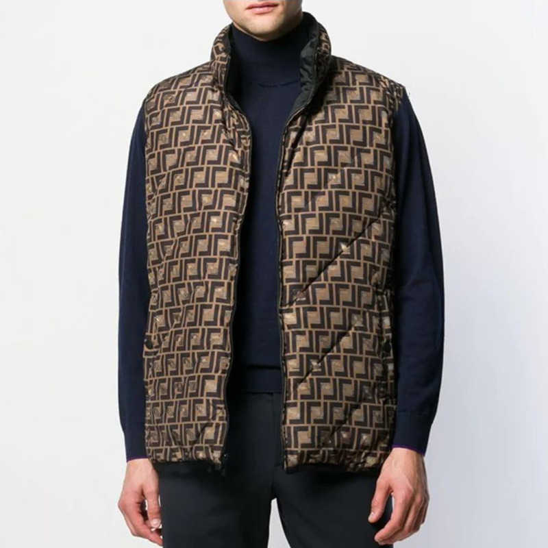 Winter vest men women down jacket F designer jackets reversible Vest casual zipper cardigan vests Down coat, Khaki
Winter vest men women down jacket F designer jackets reversible Vest casual zipper cardigan vests Down coat, Khaki