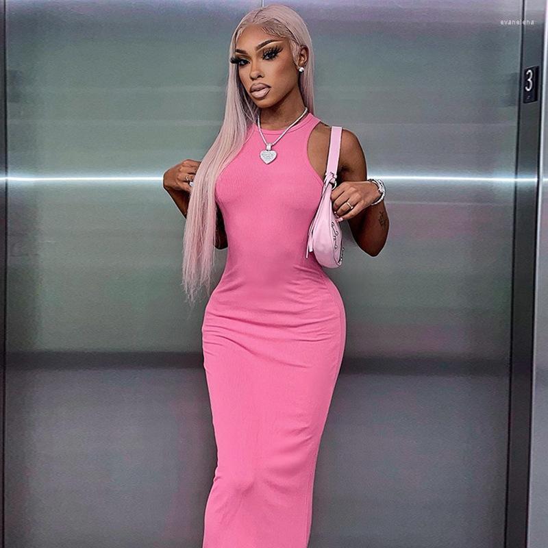 Casual Dresses 2023 Summer Solid Ribbed Tank Dress Women Fashion Pink Black Sleeveless Bodycon Long Robe Streetwear Wholesale Drop
Casual Dresses 2023 Summer Solid Ribbed Tank Dress Women Fashion Pink Black Sleeveless Bodycon Long Robe Streetwear Wholesale Drop