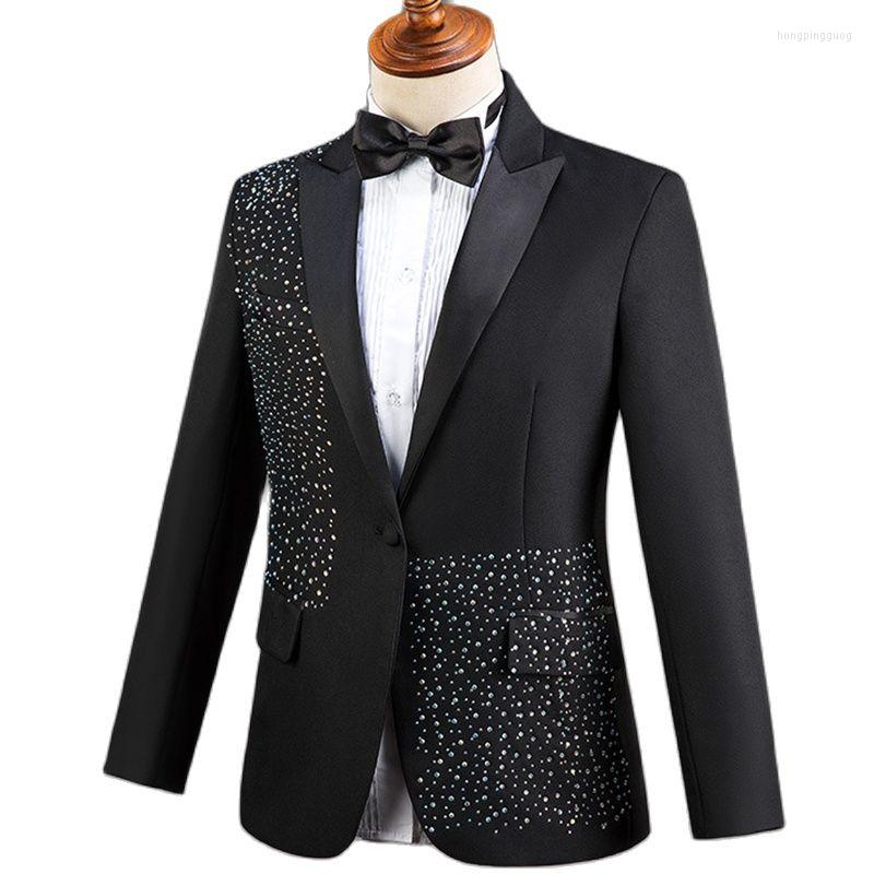 Men's Suits Crystal Decorated Mens White Blazer Suit For Wedding Groom Party Host Single Button Notched Lapel Pants Set Homme Costume, Black
Men's Suits Crystal Decorated Mens White Blazer Suit For Wedding Groom Party Host Single Button Notched Lapel Pants Set Homme Costume, Black