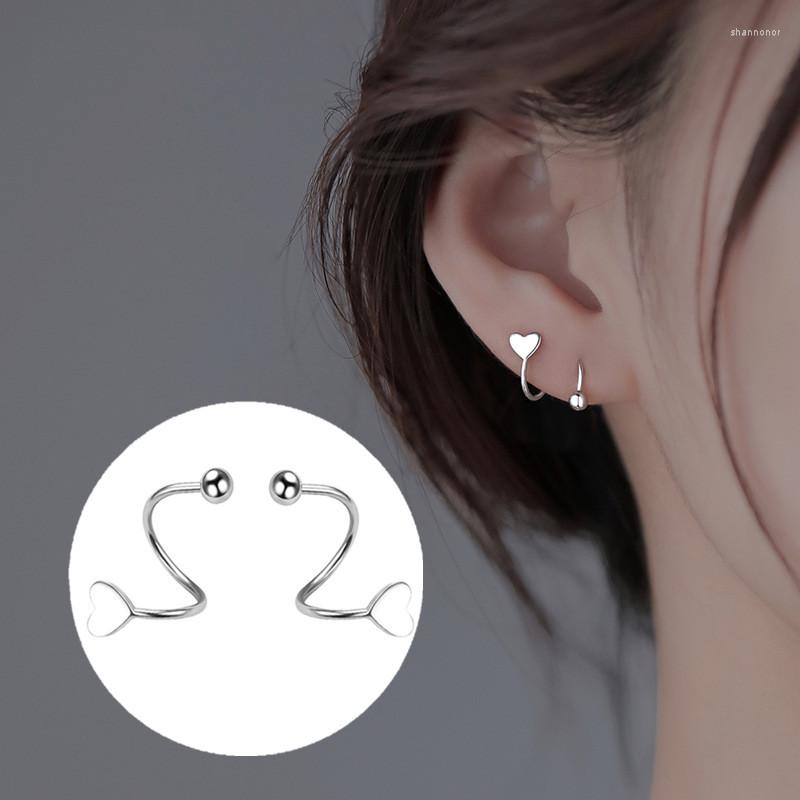 Stud Earrings 2023 Fashion Simple Silver Color Heart Star Trendy Design Geometric Spring Screw Mini For Women Jewelry
Stud Earrings 2023 Fashion Simple Silver Color Heart Star Trendy Design Geometric Spring Screw Mini For Women Jewelry