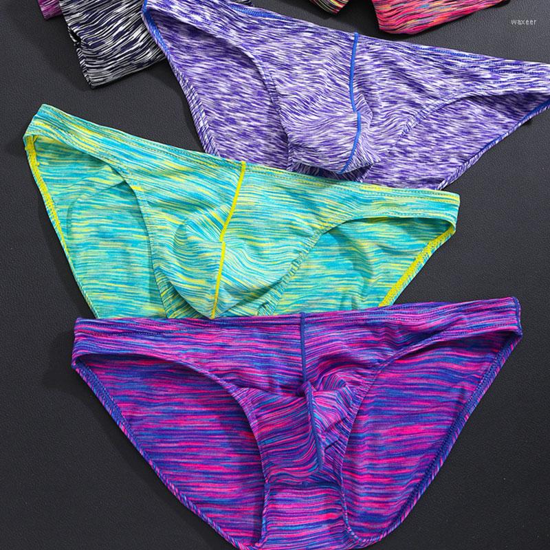 Underpants Men's Breathable Briefs U-Convex Sexy Cotton Low Waist Underwear Man Colorful Fine Stripes Comfortable Panties, 1pcs
Underpants Men's Breathable Briefs U-Convex Sexy Cotton Low Waist Underwear Man Colorful Fine Stripes Comfortable Panties, 1pcs