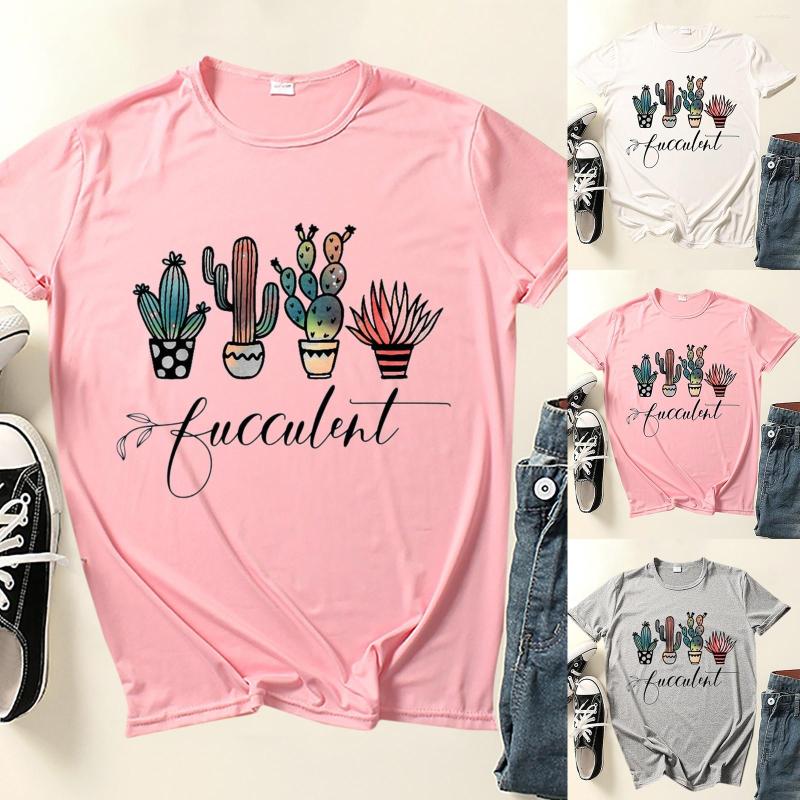 Women's T Shirts Shirt Light Print Top Sleeve Cactus Short Women's Blouse Fashion T-Shirt Neck Round Ladies Blouses Button Down, White
Women's T Shirts Shirt Light Print Top Sleeve Cactus Short Women's Blouse Fashion T-Shirt Neck Round Ladies Blouses Button Down, White