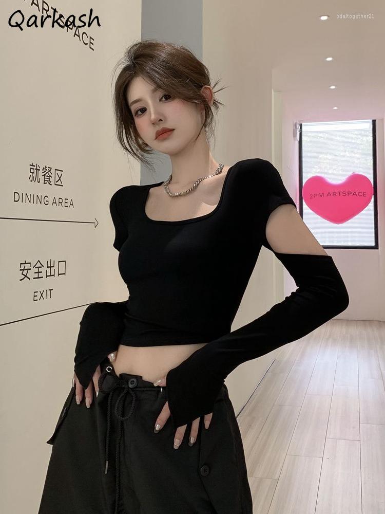 Women's T Shirts Hollow Out Long Sleeve T-shirts Women Streetwear Slim Sexy Y2k Clothes Crop Tops All-match Ulzzang Retro For Ladies Ropa, Black
Women's T Shirts Hollow Out Long Sleeve T-shirts Women Streetwear Slim Sexy Y2k Clothes Crop Tops All-match Ulzzang Retro For Ladies Ropa, Black