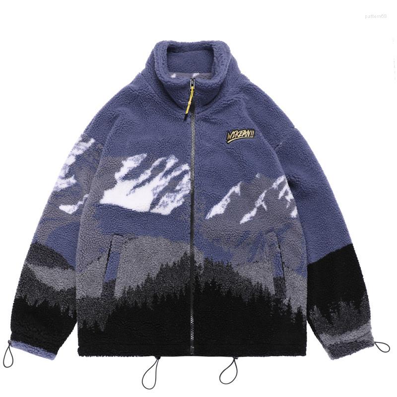 Men's Jackets Coat Men Snow Mountain Lambswool Printed Winter Thick Warm Hiphop Streetwear Windbreaker Fashion Oversized Varsity Jacket, Blue
Men's Jackets Coat Men Snow Mountain Lambswool Printed Winter Thick Warm Hiphop Streetwear Windbreaker Fashion Oversized Varsity Jacket, Blue