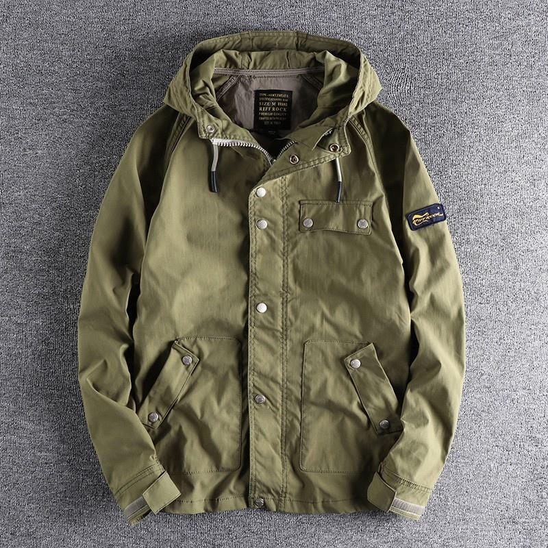 Men's Jackets Windbreaker Men's Hooded Jacket Multi Pocket Outerdoor Casual Cargo Coat Vintage Military Style Men, Black
Men's Jackets Windbreaker Men's Hooded Jacket Multi Pocket Outerdoor Casual Cargo Coat Vintage Military Style Men, Black