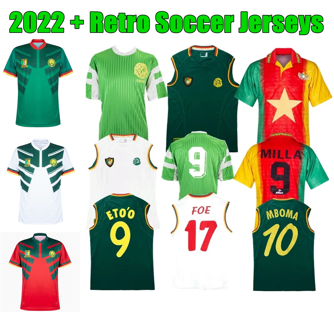 2022 2023 Cameroun soccer jerseys Cameroon Retro 2002 Mboba Vest Choupo-Moting Anguissa Aboubakar Toko Ekambi Bahoken Hongla National Chemise de foot Team WOME ETO O, Adult 3
2022 2023 Cameroun soccer jerseys Cameroon Retro 2002 Mboba Vest Choupo-Moting Anguissa Aboubakar Toko Ekambi Bahoken Hongla National Chemise de foot Team WOME ETO O, Adult 3