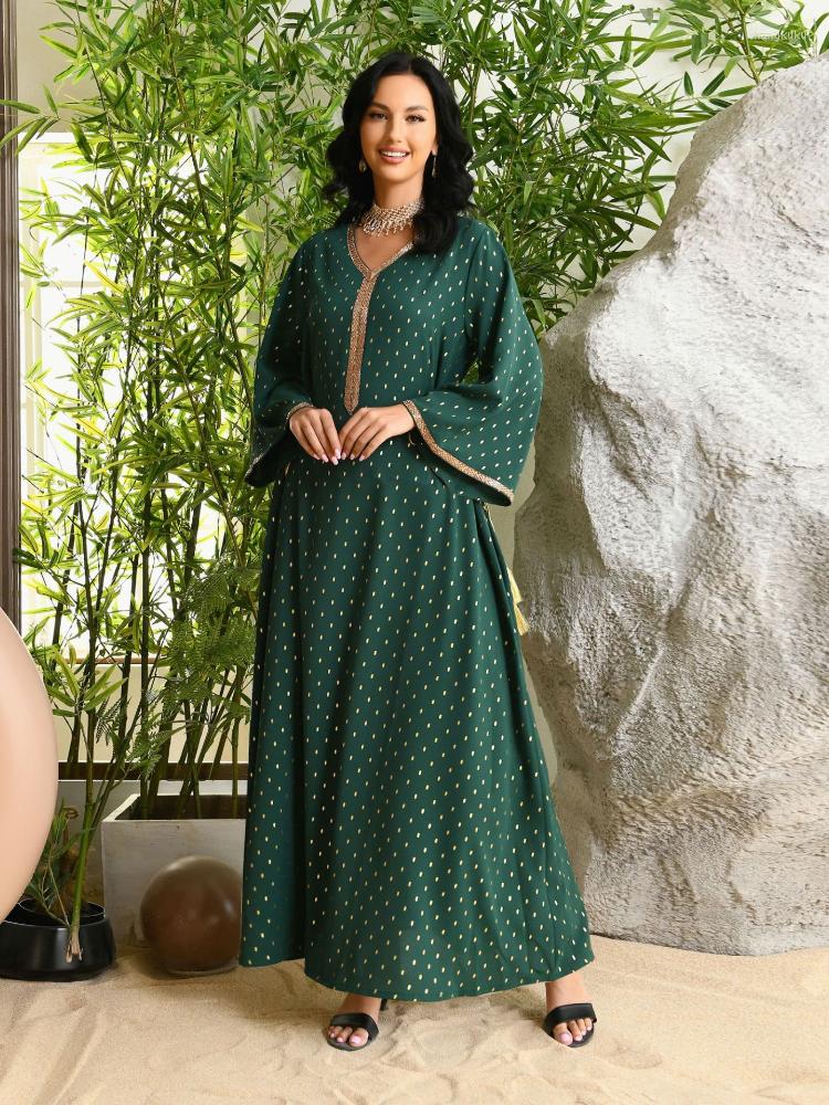 Ethnic Clothing Autumn Morocco Dress Muslim Women Abaya India Abayas Dubai Turkey Islam Lace-up Party Dresses Kaftan Robe Longue Vestidos
Ethnic Clothing Autumn Morocco Dress Muslim Women Abaya India Abayas Dubai Turkey Islam Lace-up Party Dresses Kaftan Robe Longue Vestidos
