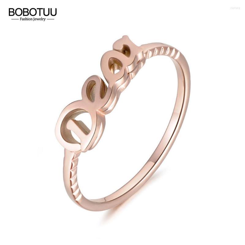 Cluster Rings BOBOTUU Romantic Rose Gold Color DEAR Letter Engagement Jewelry Stainless Steel Wedding For Women Anneau BR18028
Cluster Rings BOBOTUU Romantic Rose Gold Color DEAR Letter Engagement Jewelry Stainless Steel Wedding For Women Anneau BR18028