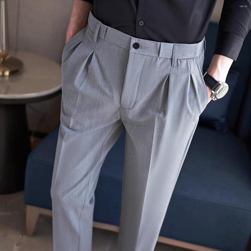Men's Pants End High Suit Men's Luxury Vertical Sense Business Spring Style Slim Fitting Korean Long Elastic Casual Men, Black
Men's Pants End High Suit Men's Luxury Vertical Sense Business Spring Style Slim Fitting Korean Long Elastic Casual Men, Black