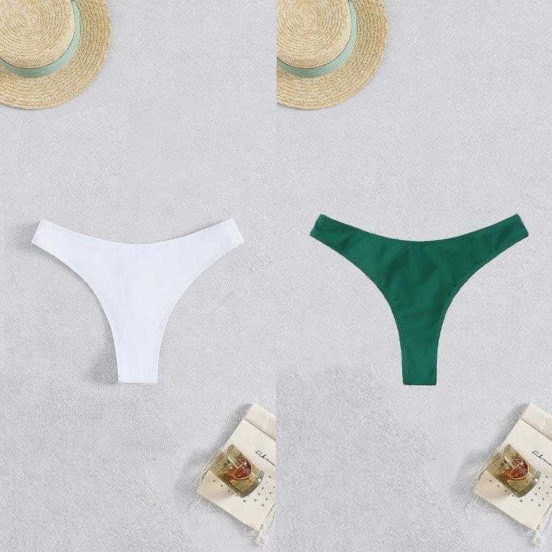 Pure Color Swimsuits Multi Conservative High Waist Beach Pants Swimsuit Seaside, White
Pure Color Swimsuits Multi Conservative High Waist Beach Pants Swimsuit Seaside, White