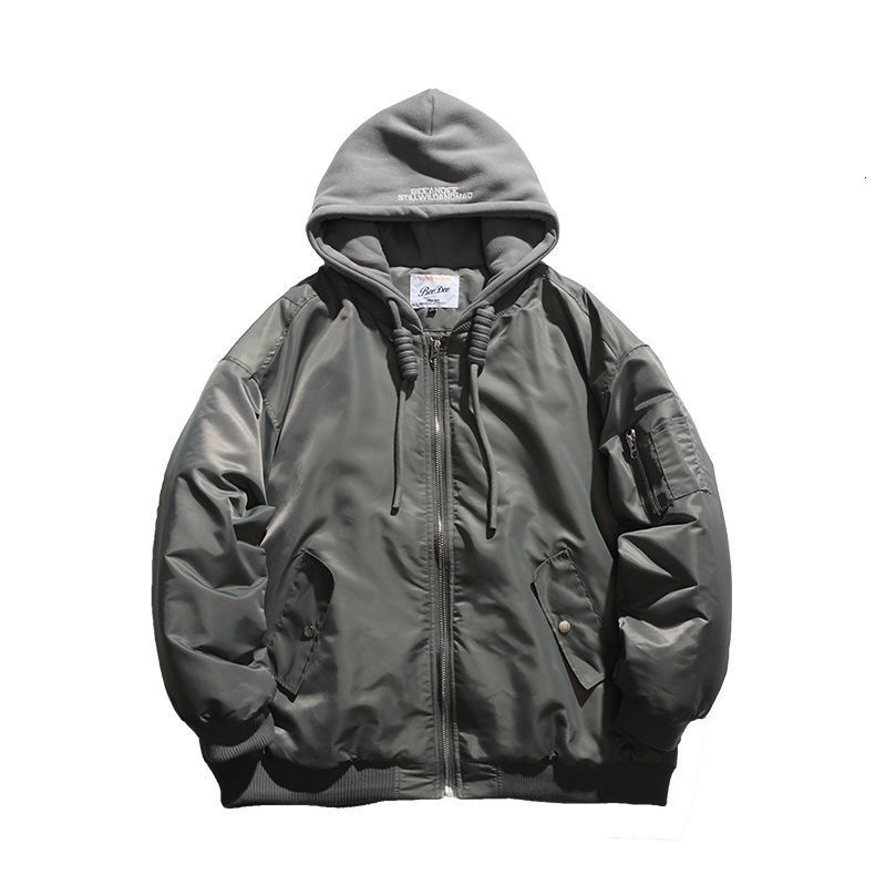 Men's Jackets Winter Japanese Hooded Baseball Suit Padded and Women's Flight Loose Solid Color 230213, Black
Men's Jackets Winter Japanese Hooded Baseball Suit Padded and Women's Flight Loose Solid Color 230213, Black