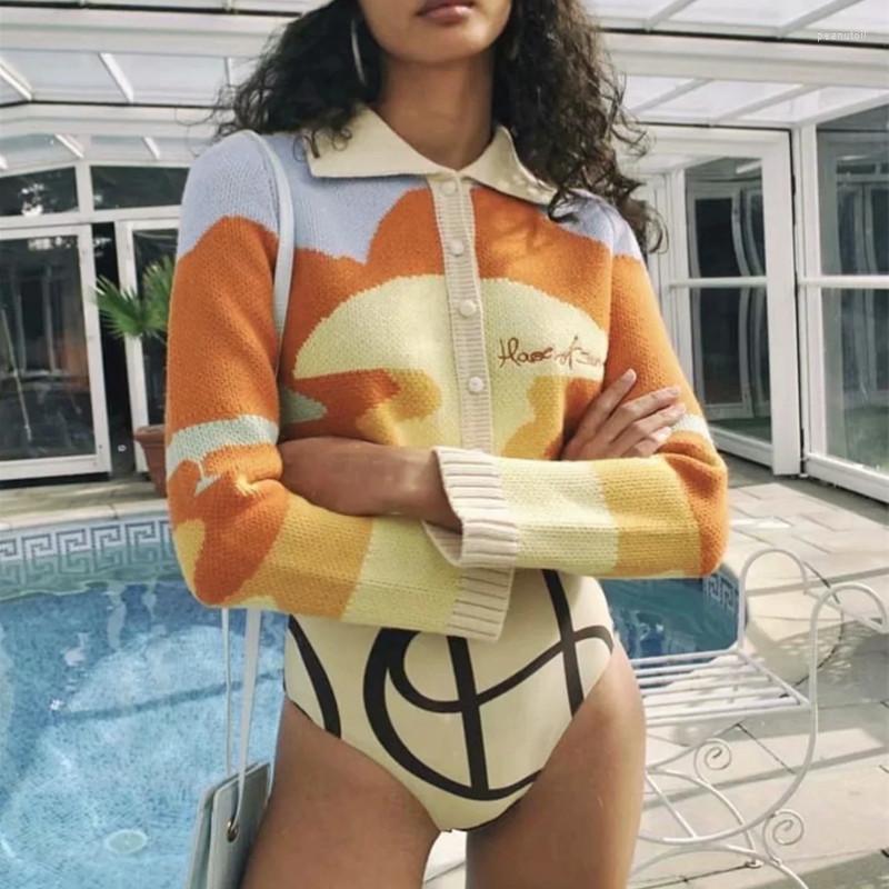 Women' T Shirts Women Button Down Sweater Crop Top Long Sleeve Y2k Knit Cardigans Autumn Winter Tops, Orange
Women' T Shirts Women Button Down Sweater Crop Top Long Sleeve Y2k Knit Cardigans Autumn Winter Tops, Orange