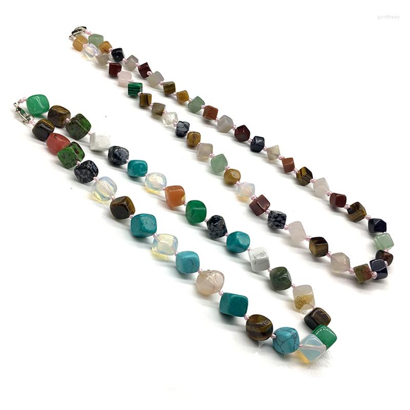 Choker Fashion Simple Natural Crystal Stone Necklace Female Models Colorful Wild Irregular Square
Choker Fashion Simple Natural Crystal Stone Necklace Female Models Colorful Wild Irregular Square