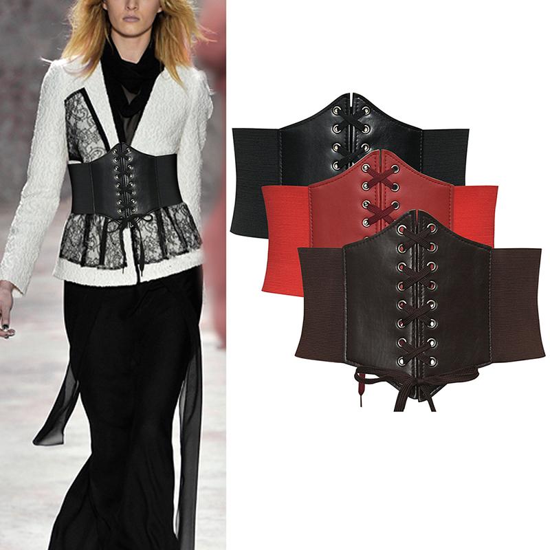 Belts Loose Tight Belt Girdle Ladies Corset Wide PU Leather Elastic Adjustable Without Buckle BuckleBelts, Black
Belts Loose Tight Belt Girdle Ladies Corset Wide PU Leather Elastic Adjustable Without Buckle BuckleBelts, Black